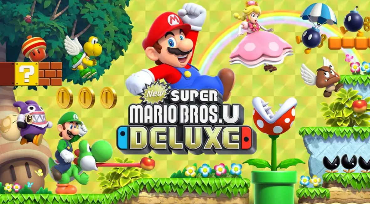 《新超级马里奥兄弟U 豪华版 New Super Mario Bros. U Deluxe》Switch中文版NSP下载 – 含1.0.2补丁-优创项目网