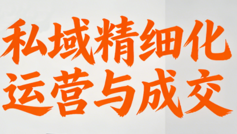 楚老师·私域精细化运营与成交-优创项目网