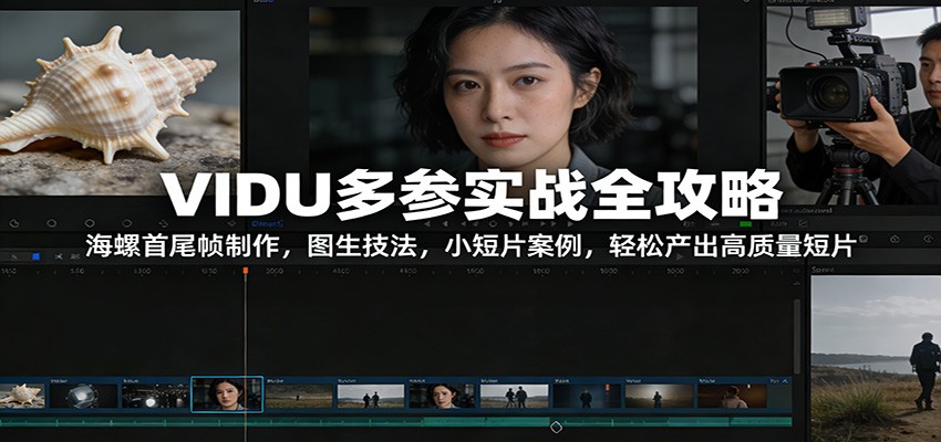 VIDU多参实战全攻略：海螺首尾帧制作，图生技法，小短片案例，轻松产出高质量短片-优创项目网