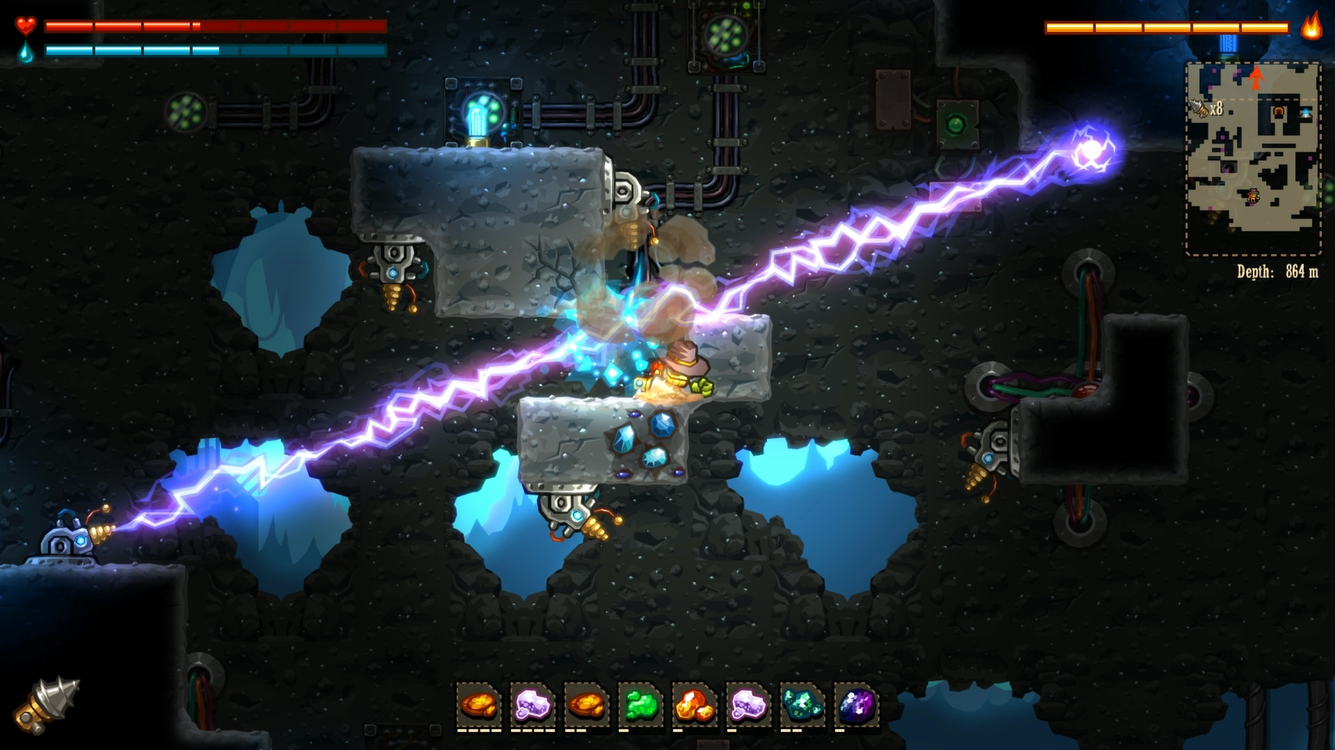 《蒸汽世界：挖掘 SteamWorld Dig》Switch英文版NSP下载 – 含1.12.0补丁-优创项目网