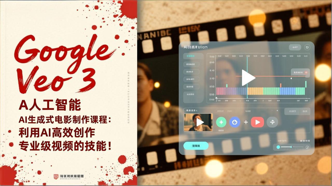 Google Veo 3人工智能AI生成式电影制作课程：利用AI高效创作专业级视频的技能！-优创项目网