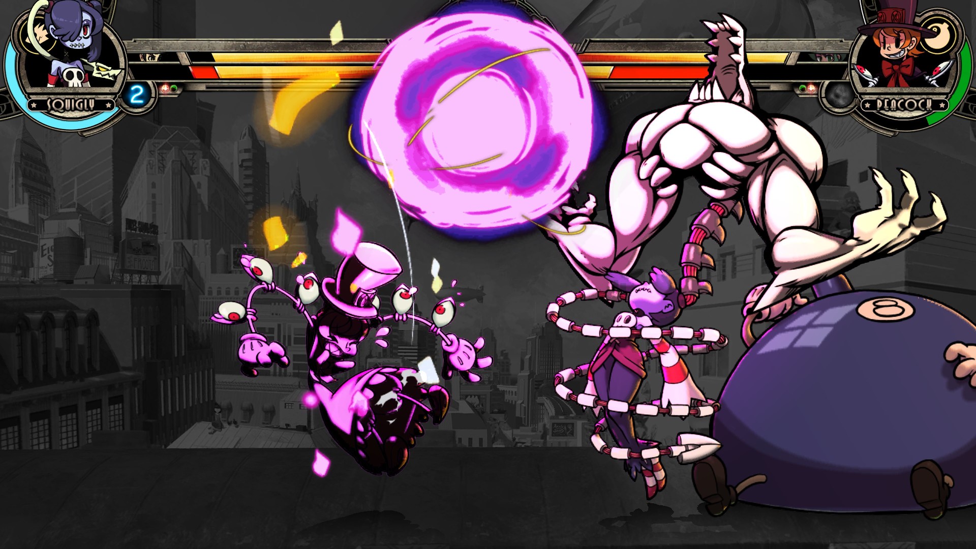 《骷髅女孩：二度返场 Skullgirls: 2nd Encore》Switch美版英文NSP下载 – 含1.0.11补丁+5DLC-优创项目网
