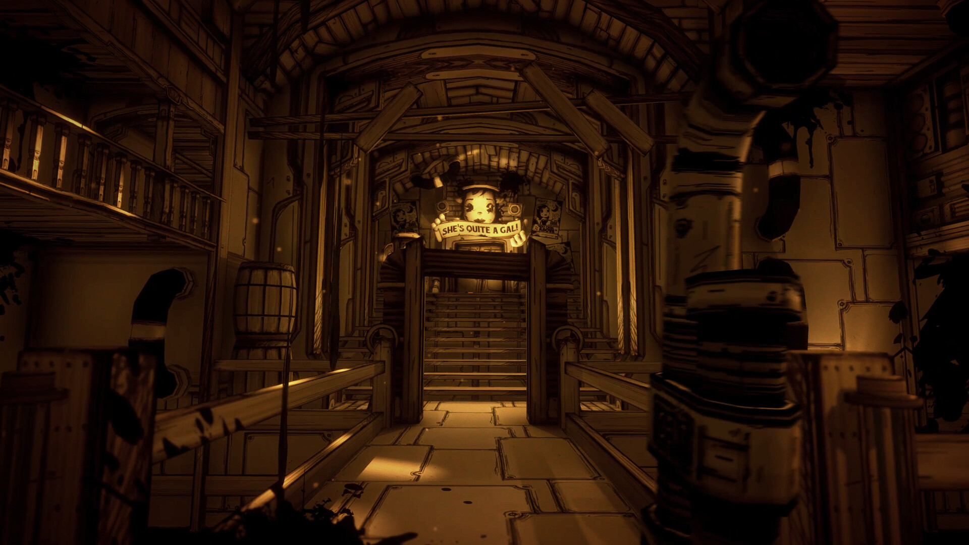 《班迪与墨水机器 Bendy and the Ink Machine》Switch美版中文NSZ下载 – 含2.0.2a补丁-优创项目网