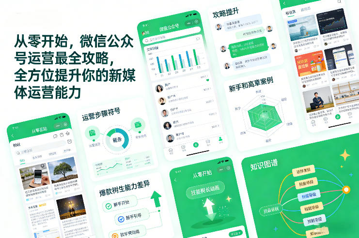 从零开始，微信公众号运营最全攻略，全方位提升你的新媒体运营能力-优创项目网