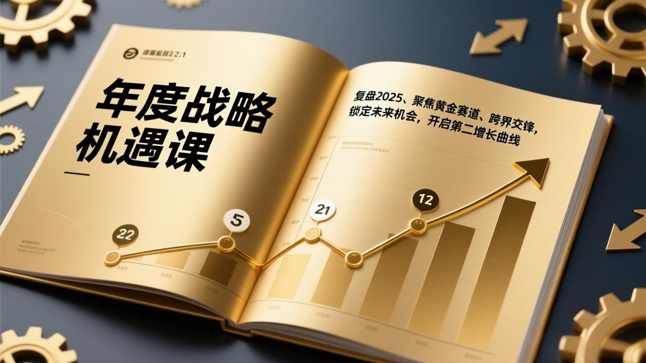 年度战略机遇课，复盘2025、聚焦黄金赛道、跨界交锋，锁定未来机会，开启第二增长曲线-优创项目网