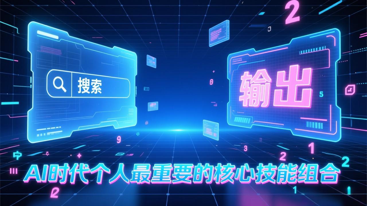 付费文章：AI时代个人最重要的核心技能组合：“输出能力”和“搜索能力”-优创项目网