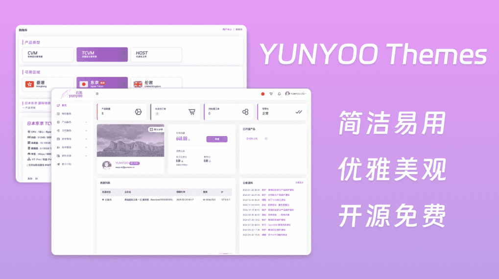 魔方财务系统 YUNYOO财务系统 新秀魔方收银系统 购物车+会员中心模板-优创项目网