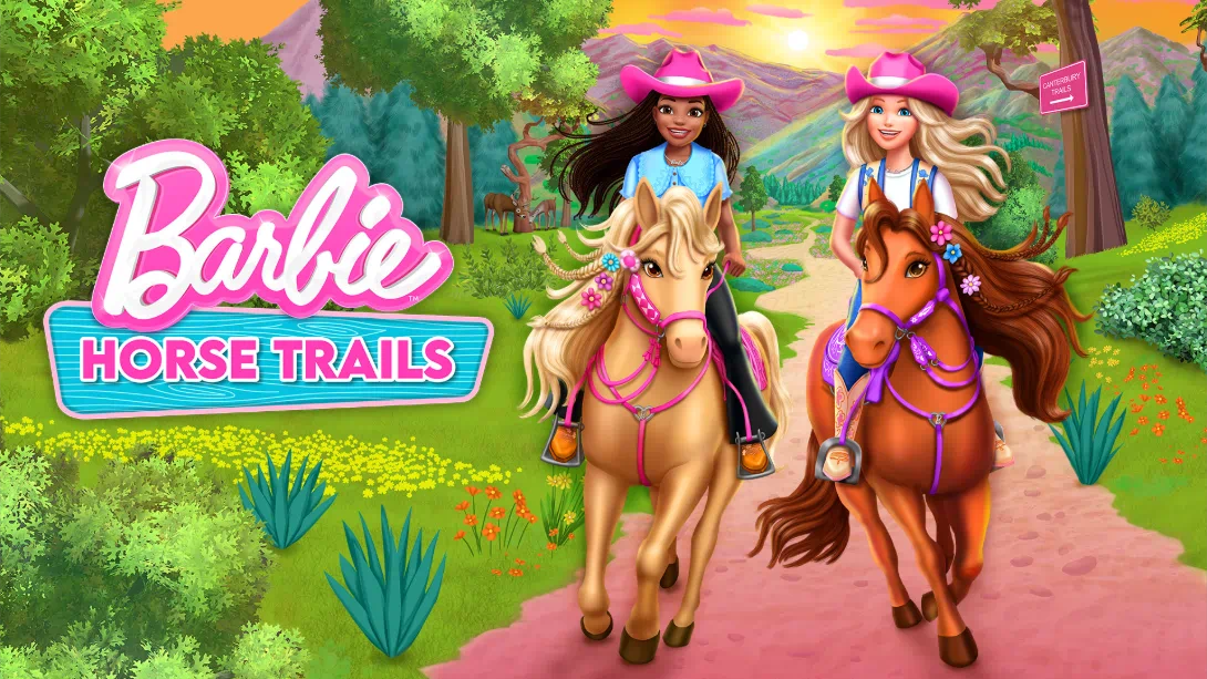 【美版】芭比马术小径 .Barbie Horse Trails 中文-优创项目网