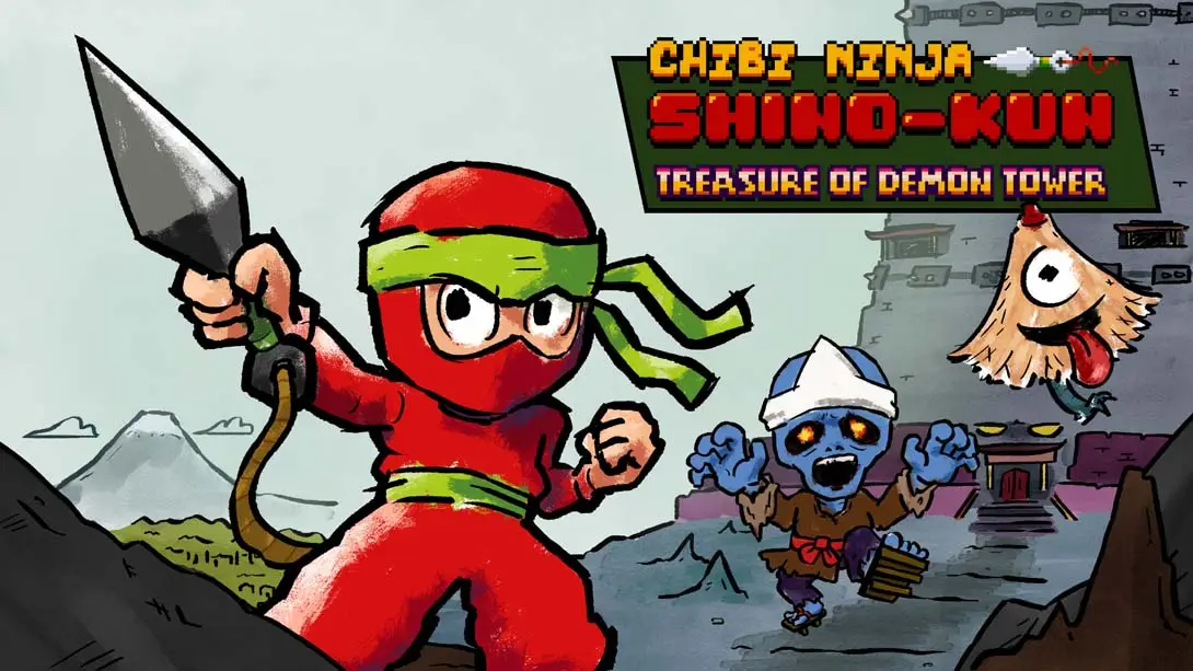 【美版】小忍者志乃君：魔塔宝藏 .Chibi Ninja Shino-kun Treasure of Demon Tower 英语-优创项目网
