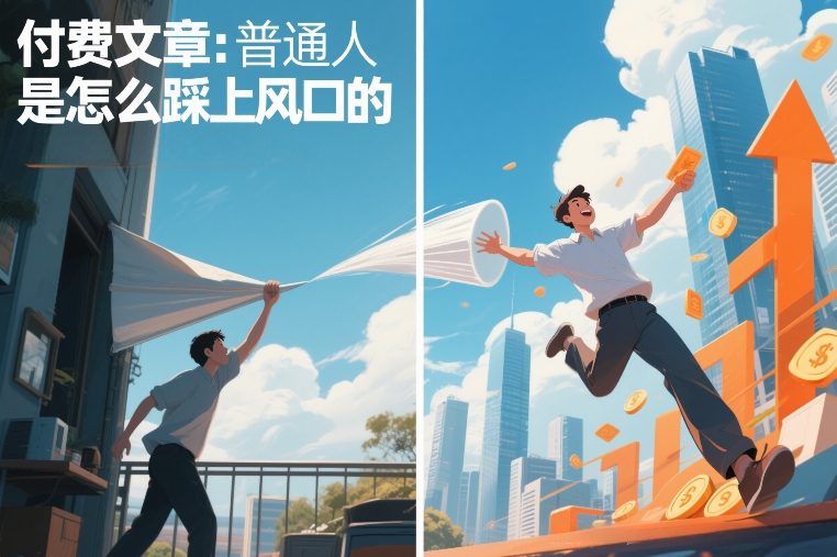 付费文章：普通人是怎么踩上风口的-优创项目网