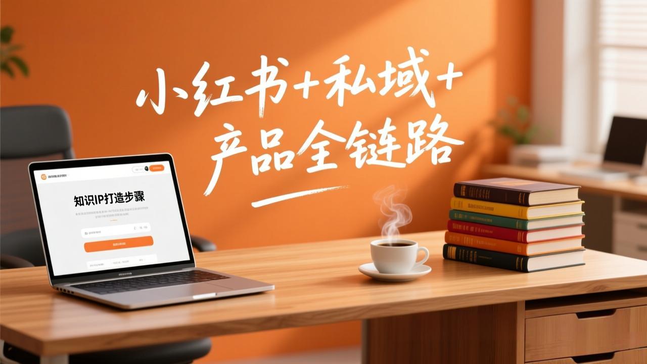 个人IP系统变现课2026，小红书+私域+产品全链路，手把手教你打造年入百万的知识IP-优创项目网