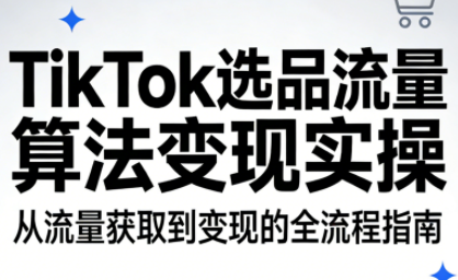 TikTok选品流量算法变现实操-优创项目网