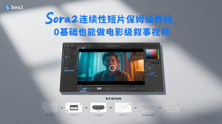 Sora2连续性短片保姆级教程，0基础也能做电影级叙事视频-优创项目网