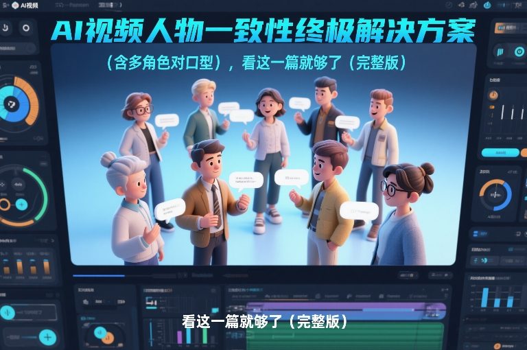 AI视频人物一致性终极解决方案(含多角色对口型)，看这一篇就够了(完整版)-优创项目网