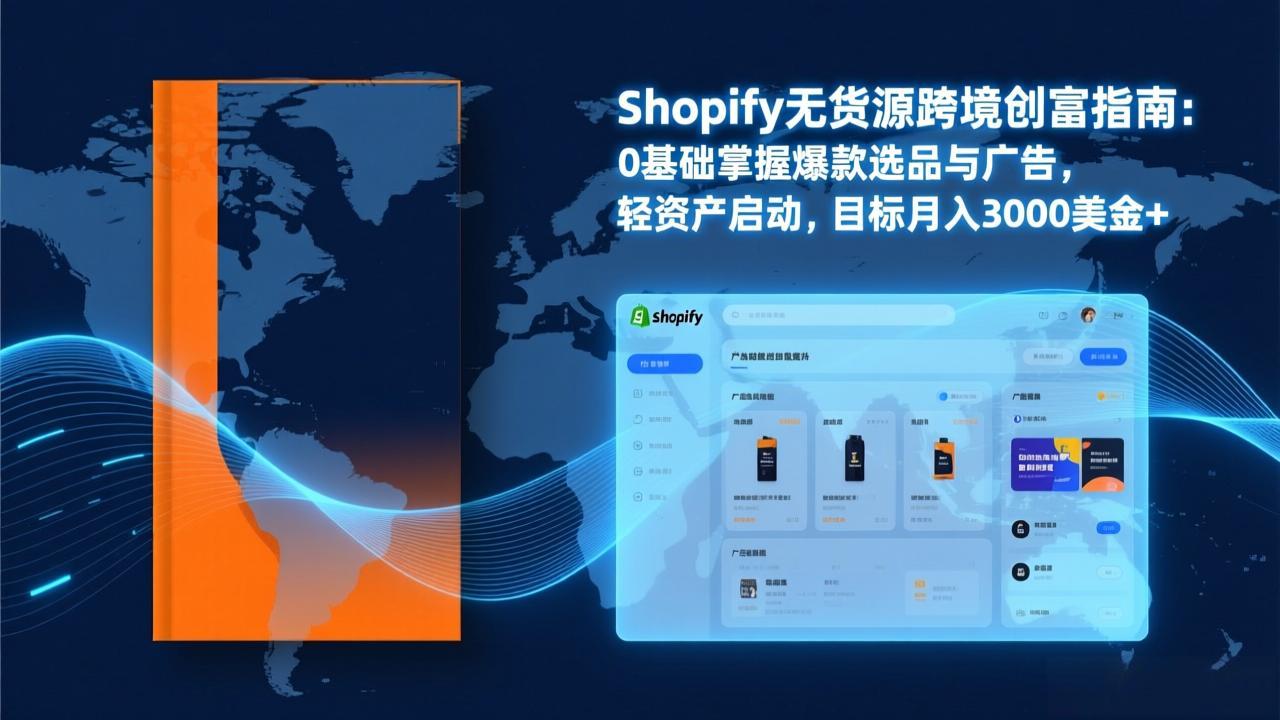 Shopify爆款打法实战：从选品到广告投放，复制爆款模型，驱动独立站月销售额破万刀-优创项目网