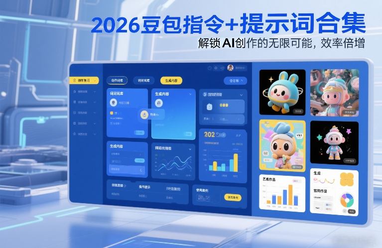 2026豆包指令+提示词合集，解锁AI创作的无限可能，效率倍增-优创项目网
