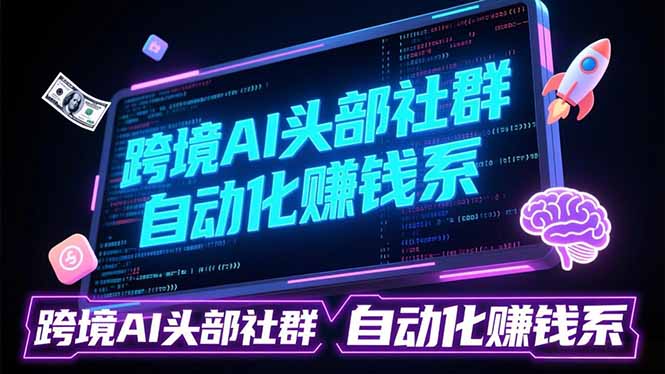 跨境AI头部社群前沿精选：聚焦可落地的AI实战经验，快速构建你的自动化赚钱系-优创项目网