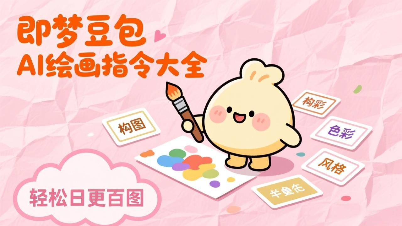 即梦豆包AI绘画指令大全：海量关键词库一键复制，出图效率提升10倍，轻松日更百图-优创项目网