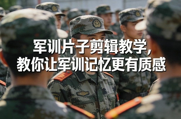 军训片子剪辑教学，教你让军训记忆更有质感-优创项目网