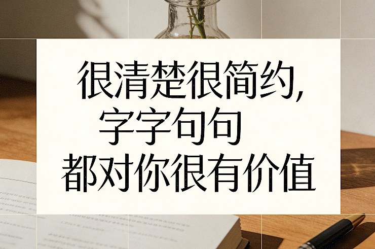 付费文章：很清楚很简约，字字句句都对你很有价值-优创项目网