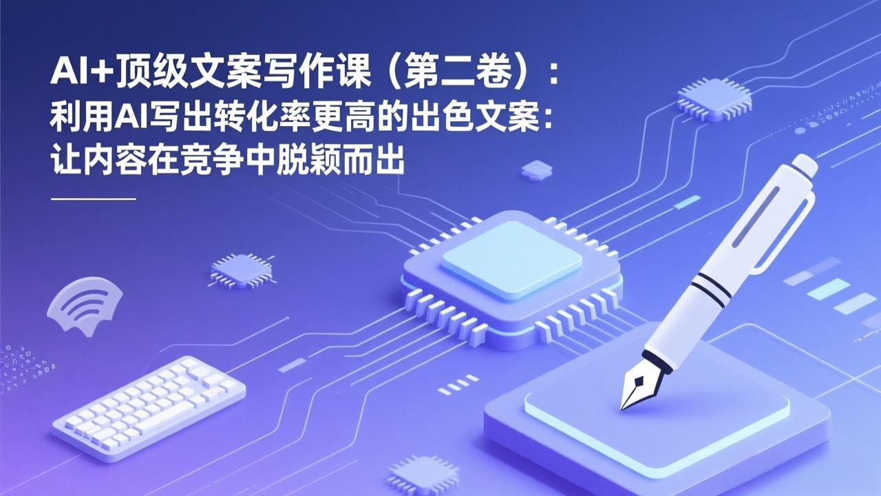AI+顶级文案写作课(第二卷-优创项目网