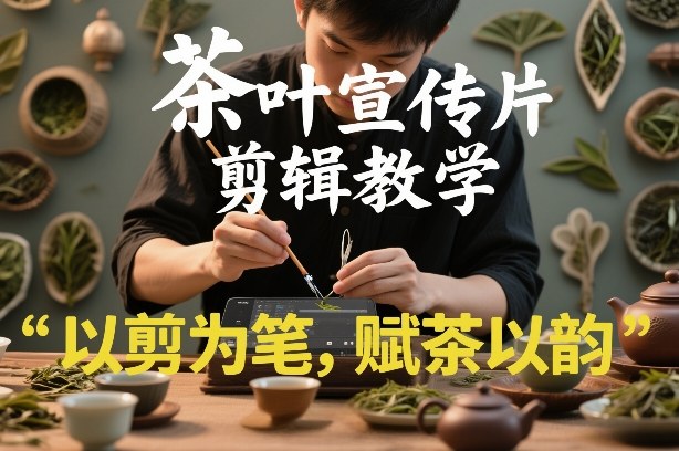 茶叶宣传片剪辑教学，以剪为笔，赋茶以韵，新手也能拍出高级感-优创项目网