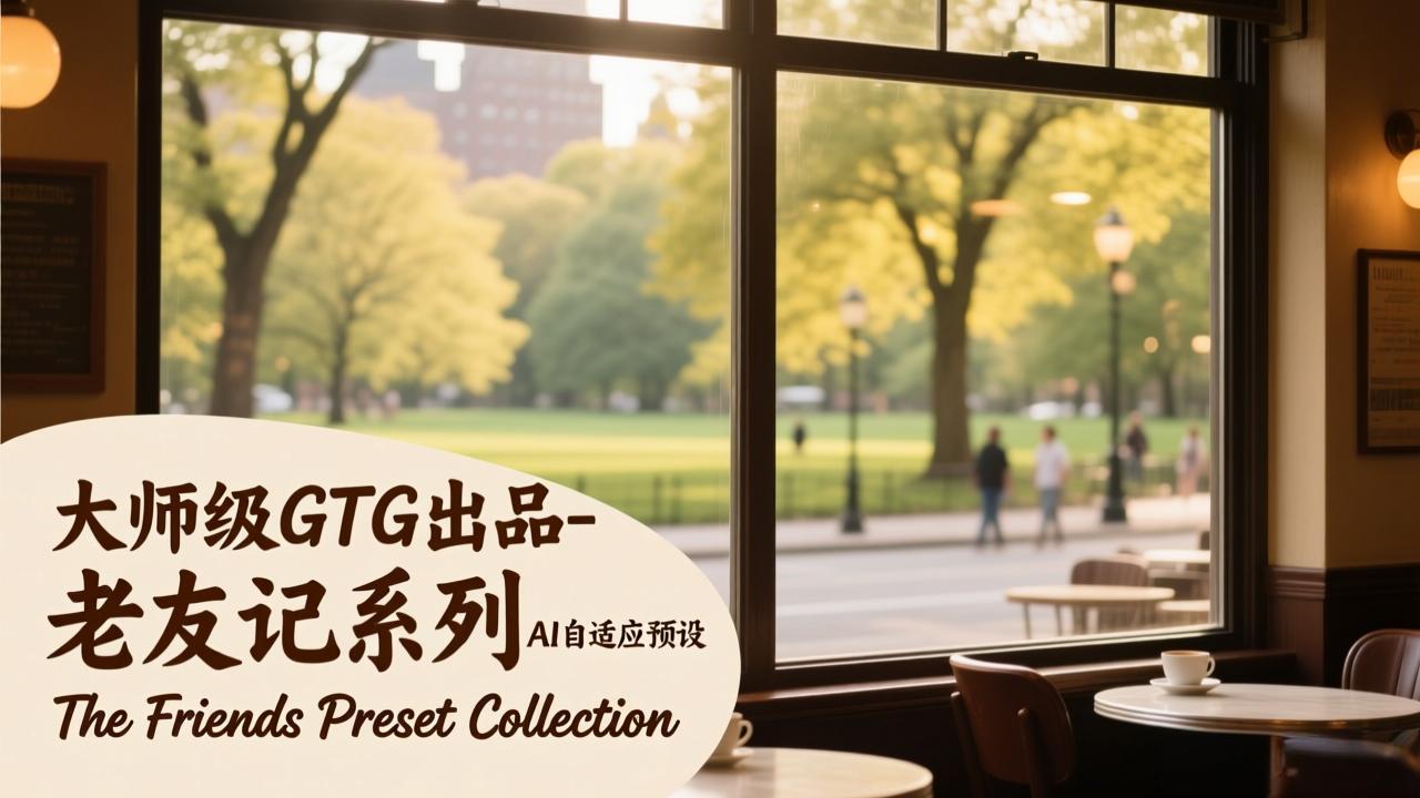 大师级GTG出品-老友记系列AI自适应预设The Friends Preset Collection-优创项目网