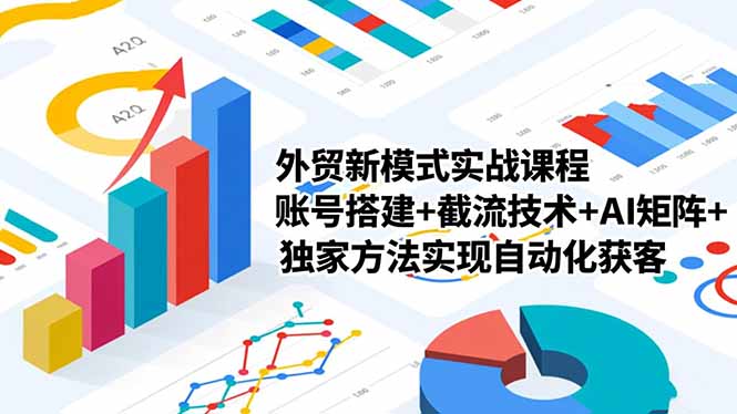 外贸新模式实战课程-更新2月，账号搭建+截流技术+AI矩阵+独家方法实现自动化获客-优创项目网