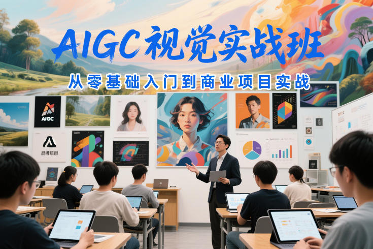 AIGC视觉实战班，从零基础入门到商业项目实战-优创项目网
