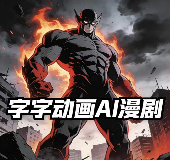 字字动画AI漫剧2026年第1期系统课程，小白看完就能学会实操的漫剧课，单人月收1-3W-优创项目网