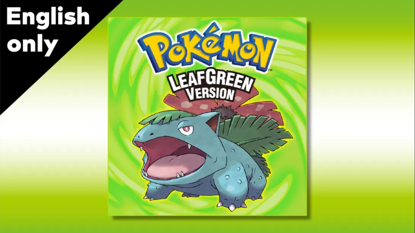 【美版】宝可梦叶绿 .Pokemon LeafGreen 中文汉化-优创项目网