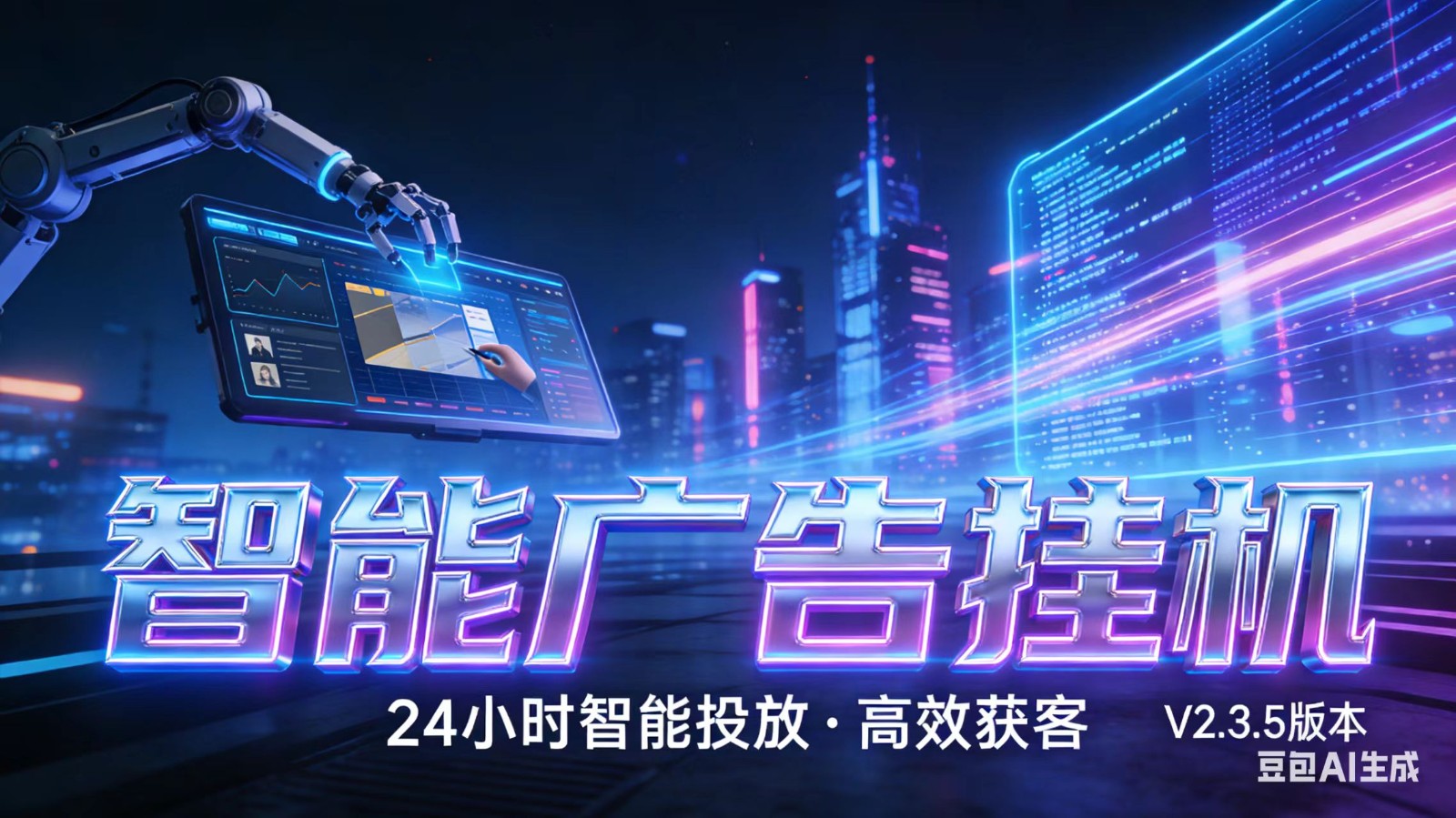 AI 广告云挂机 · 全域流量变现平台-优创项目网