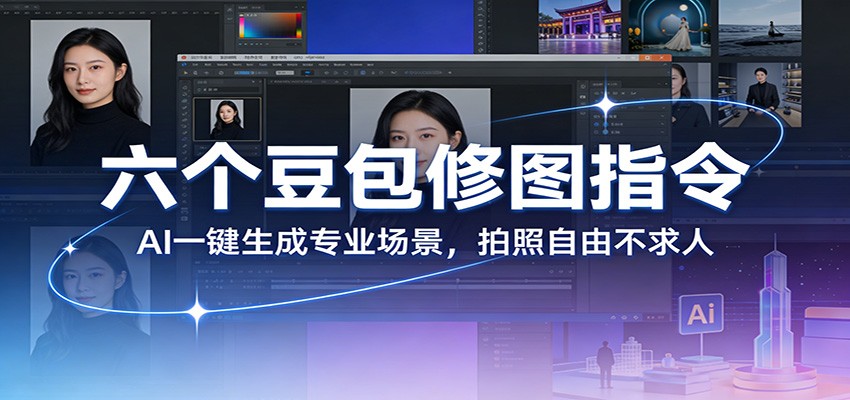 六个豆包修图指令：AI 一键生成专业场景，拍照自由不求人-优创项目网