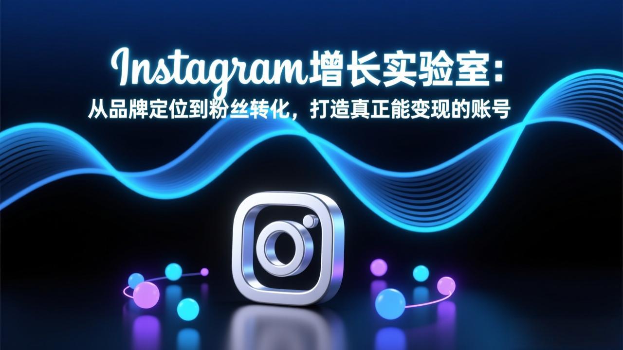 Instagram增长实验室：从品牌定位到粉丝转化，打造真正能变现的账号-优创项目网