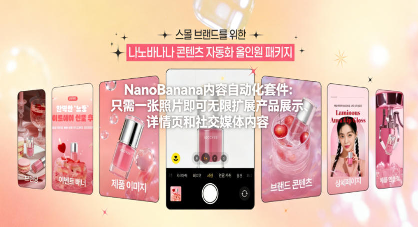 NanoBanana内容自动化套件：只需一张照片即可无限扩展产品展示、详情页和社交媒体内容！-优创项目网