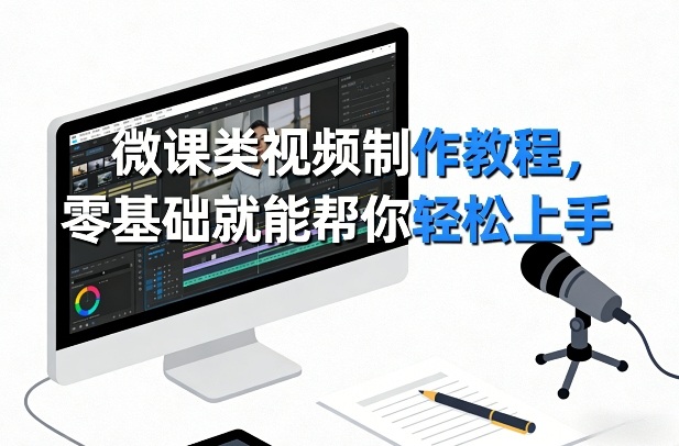 微课类视频制作教程，零基础就能帮你轻松上手-优创项目网
