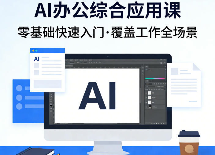AI办公综合应用课，零基础快速入门，覆盖了工作中各种应用场景-优创项目网
