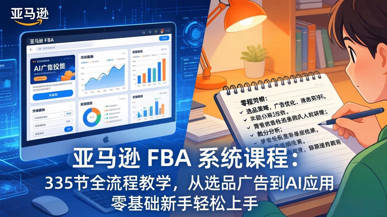 亚马逊 FBA 系统课程(更新26年3月-优创项目网