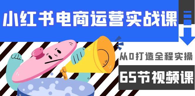 (9724期)小红书电商运营实战课，从0打造全程实操(65节视频课)-优创项目网
