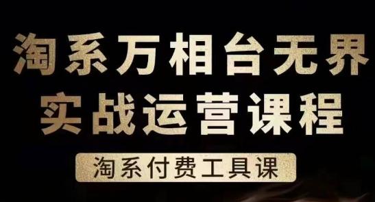 淘系万相台无界实战运营课，淘系付费工具课-优创项目网