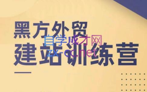 黑方老师·谷歌B端独立站建站推广-优创项目网