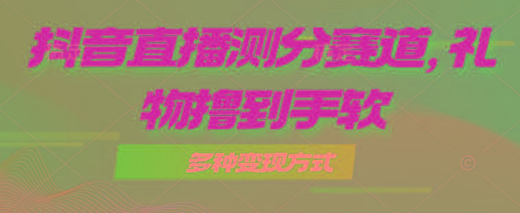 抖音直播测分赛道，多种变现方式，轻松日入1000+-优创项目网
