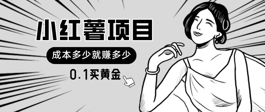 小红薯暴力项目，0.1买黄金。操作简单，日入无上限，可无限扩大。-优创项目网