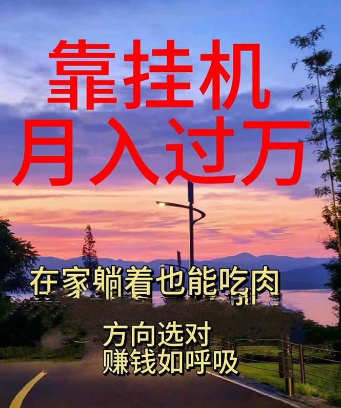 靠挂机，日入1000+，躺着也能吃肉，电脑手机都可挂-优创项目网