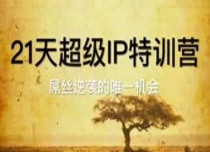21天超级IP特训营，屌丝逆袭的唯一机会-优创项目网