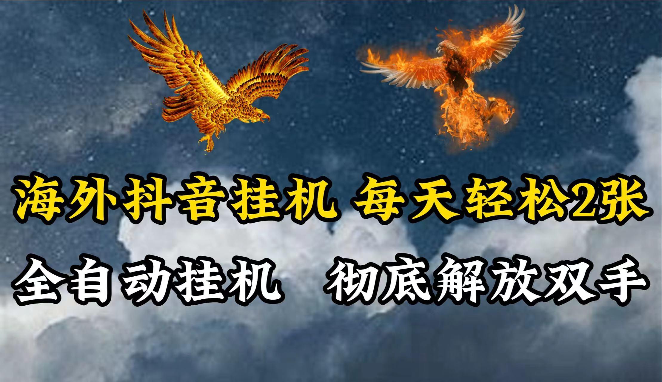 海外抖音挂机，每天轻松2张，全自动挂机，彻底解放双手！-优创项目网