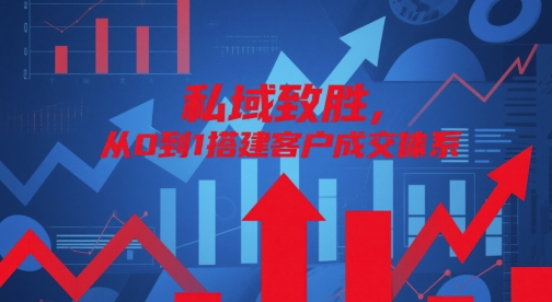 私域致胜，从0到1搭建客户成交体系-优创项目网