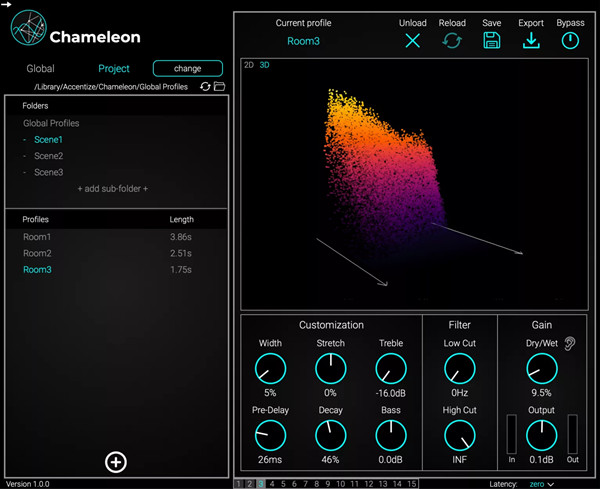Accentize Chameleon(智能音频插件) v2.1.1 免费版-优创项目网