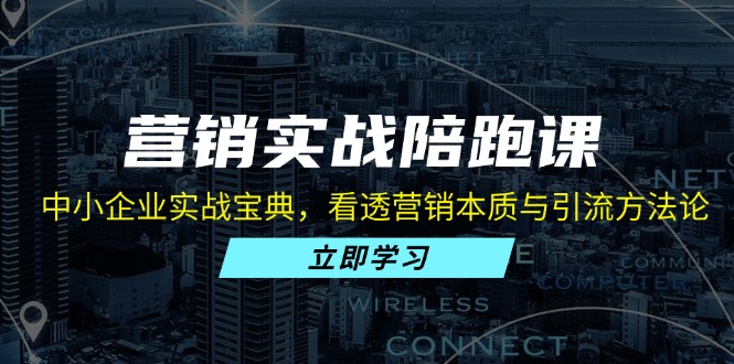营销实战陪跑课：中小企业实战宝典，看透营销本质与引流方法论-优创项目网