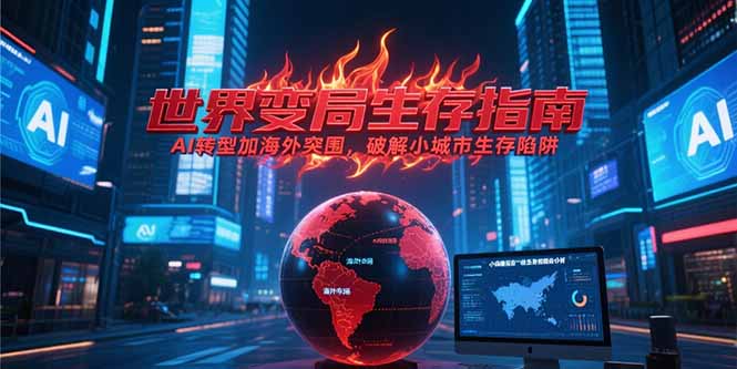 付费文章《世界变局生存指南，AI转型加海外突围，破解小城市生存陷阱》-优创项目网